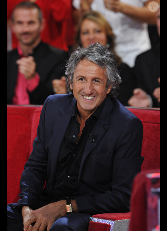 Richard Anconina lors de l'enregistrement de l'émission Vivement Dimanche à Paris le 9 octobre 2012