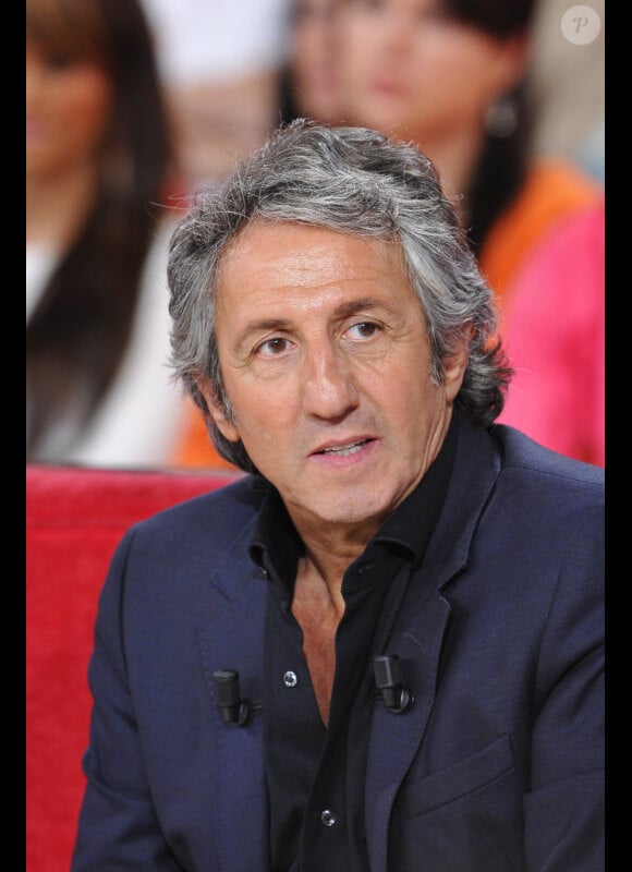 Richard Anconina lors de l'enregistrement de l'émission Vivement Dimanche à Paris le 9 octobre 2012