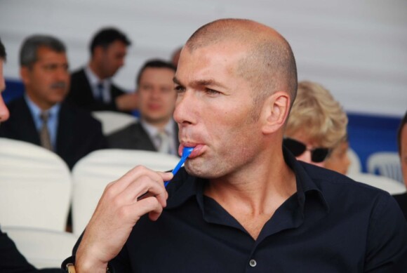 Zinedine Zidane à Yenikoy en Turquie le 20 mai 2008