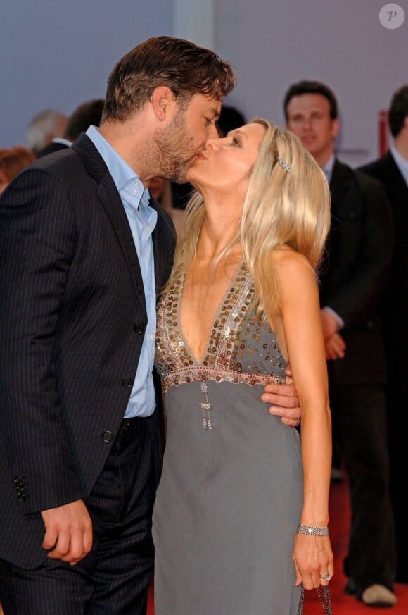 Russell Crowe et son épouse Danielle Spencer en 2005