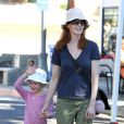 Marcia Cross et sa fille Eden font du shopping à Pacific Palisades, le 14 octobre 2012