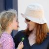 Marcia Cross et sa fille Eden s'amusent et font du shopping à Pacific Palisades, le 14 octobre 2012