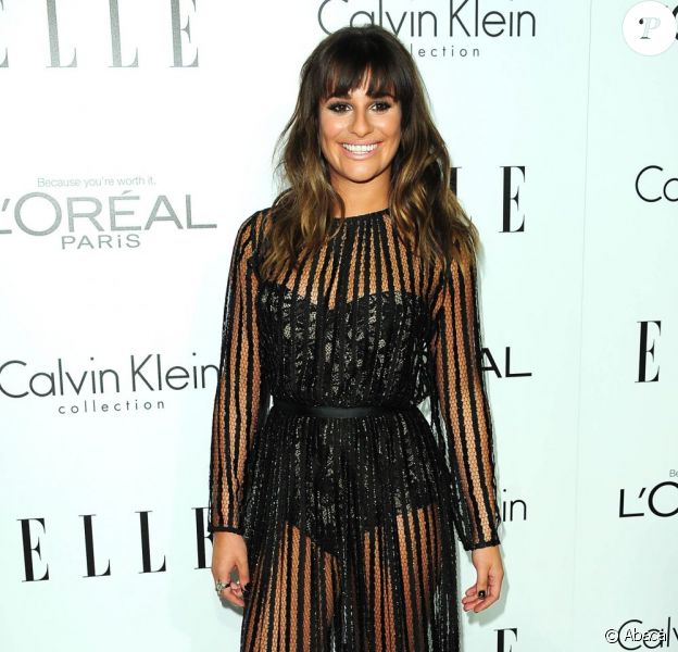 Lea Michele en robe Zimmerman à la 19ème soirée annuelle ELLE Woman à Hollywood le 15 octobre 2012.