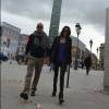 Bruce Willis et sa compagne Emma Heming-Willis en balade à Paris le 16 octobre 2012