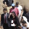 En 2010, l'ambassadrice de bonnne volonté pour le Haut-Commissariat aux réfugiés des Nations-Unies, Angelina Jolie, se rend au Pakistan