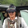 Johnny Depp à Lawton, le 29 septembre 2012.