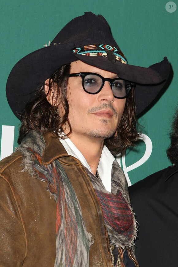 Johnny Depp à New York, le 21 septembre 2012.