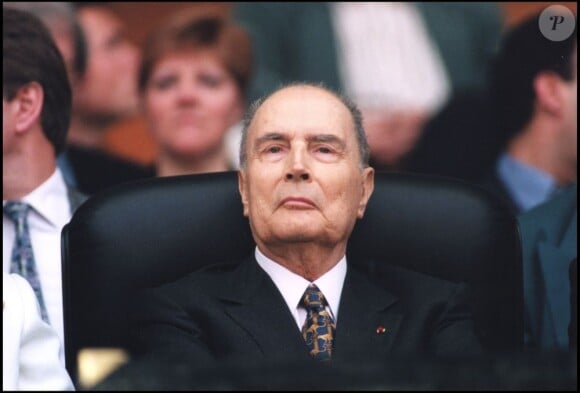 François Mitterrand à Paris, en 1995.