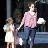Jennifer Garner et ses filles Violet et Seraphina à Los Angeles, le 17 octobre 2012