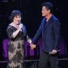 Susan Boyle en concert aux côtés du chanteur Donny Osmond à Las Vegas, le mercredi 17 octobre 2012.
