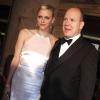 La princesse Charlene de Monaco et le prince Albert II de Monaco chez Cipriani à New York le 22 octobre 2012 pour le 30e gala annuel des Princess Grace Awards de la Princess Grace Foundation-USA.