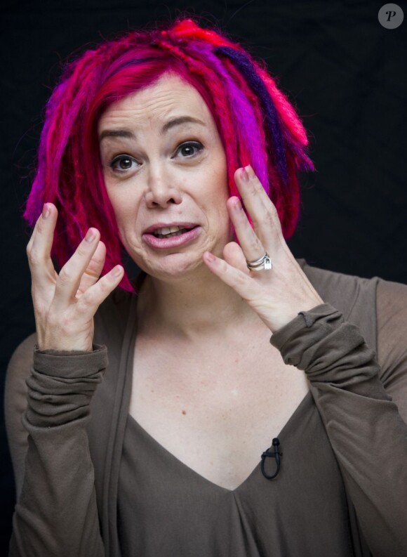 Lana Wachowski à la conférence de presse de Cloud Atlas à Los Angeles, octobre 2012.