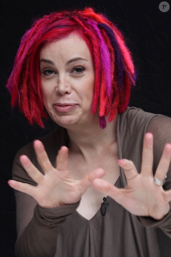Lana Wachowski à la conférence de presse de Cloud Atlas à Los Angeles, octobre 2012.