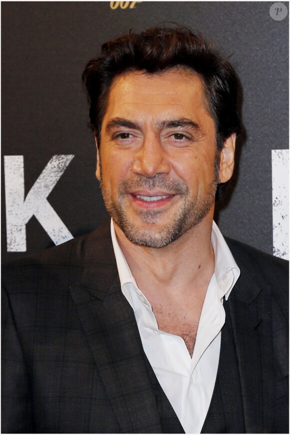 Javier Bardem lors de l'avant-première du James Bond Skyfall à Paris le 24 Octobre 2012