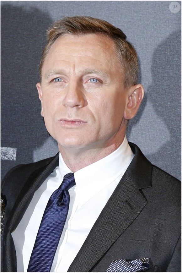 Daniel Craig lors de l'avant-première du James Bond Skyfall à Paris le 24 Octobre 2012
