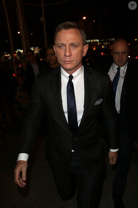 Daniel Craig lors de l'avant-première du James Bond Skyfall à Paris le 24 Octobre 2012