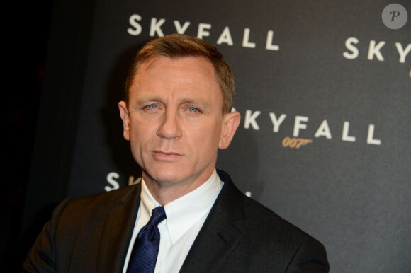 Daniel Craig lors de l'avant-première de James Bond, Skyfall, le 24 octobre 2012 à Paris