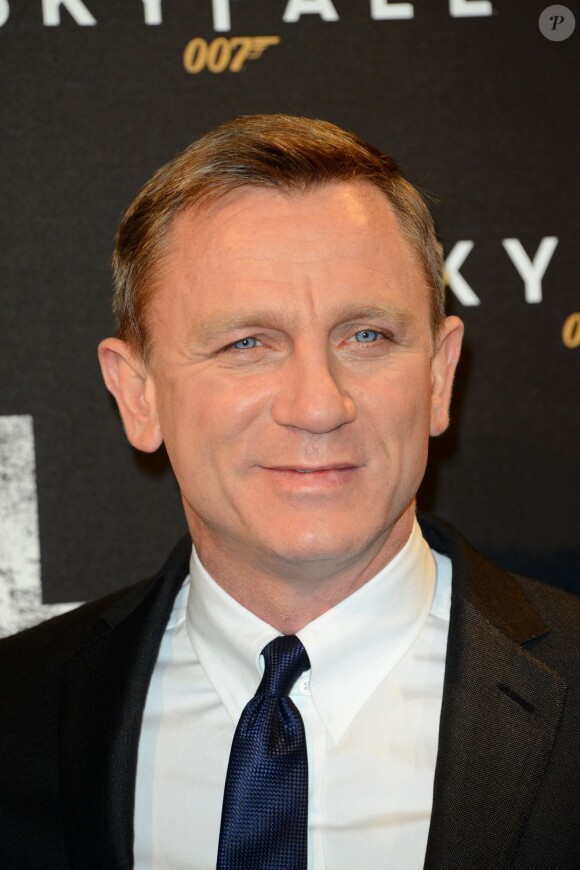 Daniel Craig lors de l'avant-première de James Bond, Skyfall, le 24 octobre 2012 à Paris