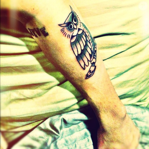 Justin Bieber et son nouveau tatouage révélé le 28 octobre 2012.