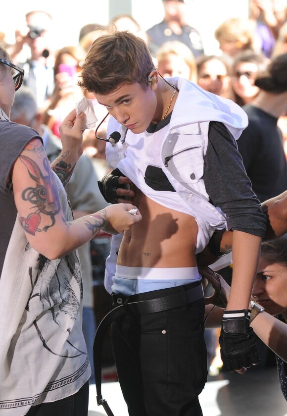 Justin Bieber à New York le 15 juin 2012.