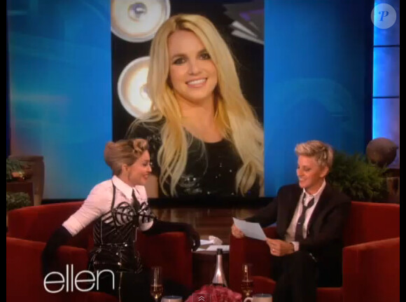 Madonna débriefe la pop avec Ellen DeGeneres, le 22 octobre 2012.