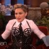 Madonna débriefe la pop avec Ellen DeGeneres, le 22 octobre 2012.