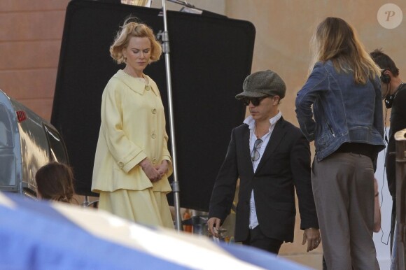 Nicole Kidman en plein tournage de Grace de Monaco le 9 octobre 2012