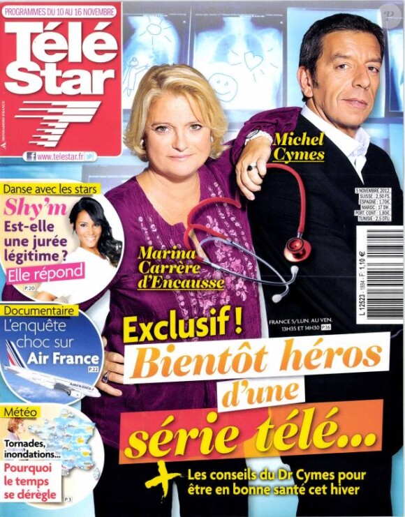 La couverture de Télé Star du 5 novembre 2012.