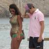 Cesc Fabregas et sa compagne Daniella Semaan  à Ibiza le 12 août 2012