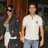 Cesc Fabregas et sa compagne Daniella Semaan le 23 juin 2012 à Londres