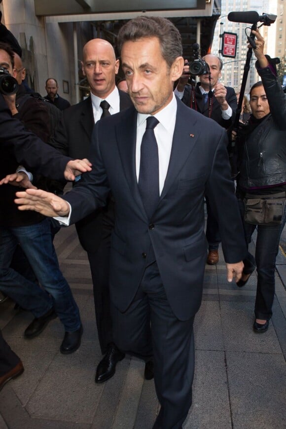 Nicolas Sarkozy le 11 octobre 2012 à New York