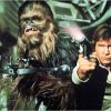Harrison Ford et Chewbacca dans l'Episode 4 : Un Nouvel Espoir.
