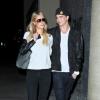 Paris Hilton et son compagnon le beau River Viiperi vont dîner au restaurant Guy-Kaku, le 5 novembre 2012 à Los Angeles