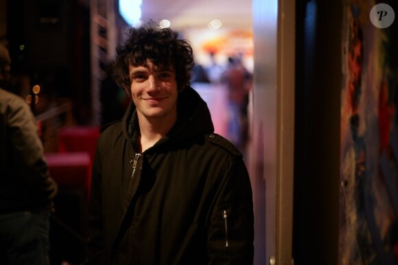 Félix Moati lors de la première soirée du 25e Festival des Inrocks au Casino de Paris le 5 novembre 2012