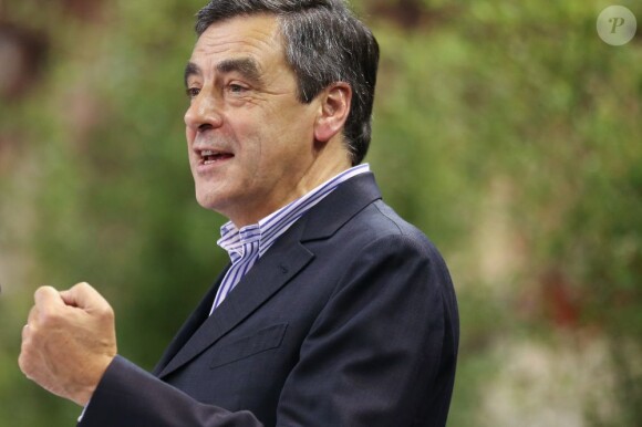 François Fillon en campagne à Cannes le 4 novembre 2012.