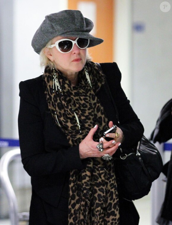 Cyndi Lauper à New York, le 26 janvier 2012.