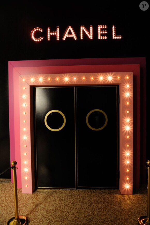 Soirée Chanel dédiée à l'exposition La Petite Veste Noire à Paris le 8 novembre 2012