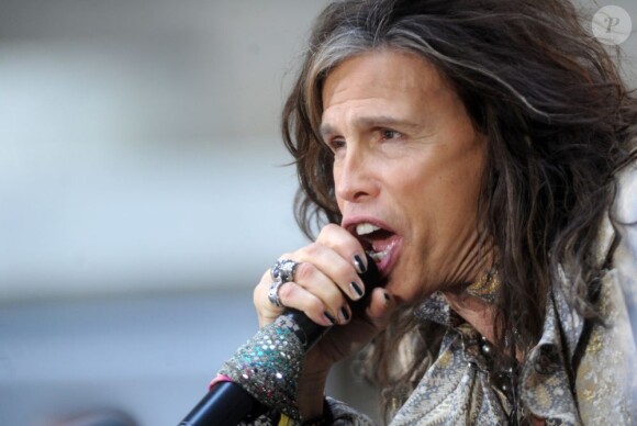 Steven Tyler du groupe Aerosmith à New York le 2 novembre 2012.