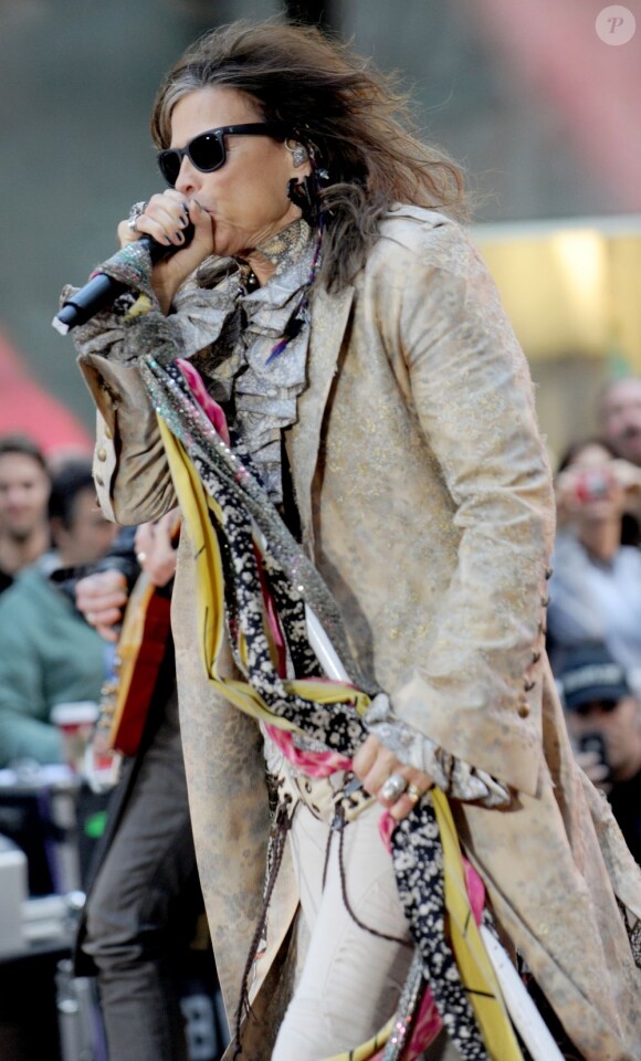 Steven Tyler d'Aerosmith à New York le 2 novembre 2012.