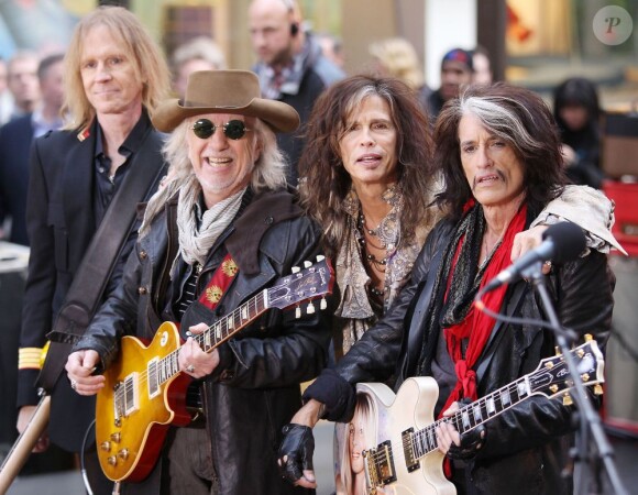 Aerosmith à New York le 2 novembre 2012.