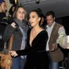 Kim Kardashian quittant le "Movida Nightclub" de Mayfair, le 9 novembre 2012.