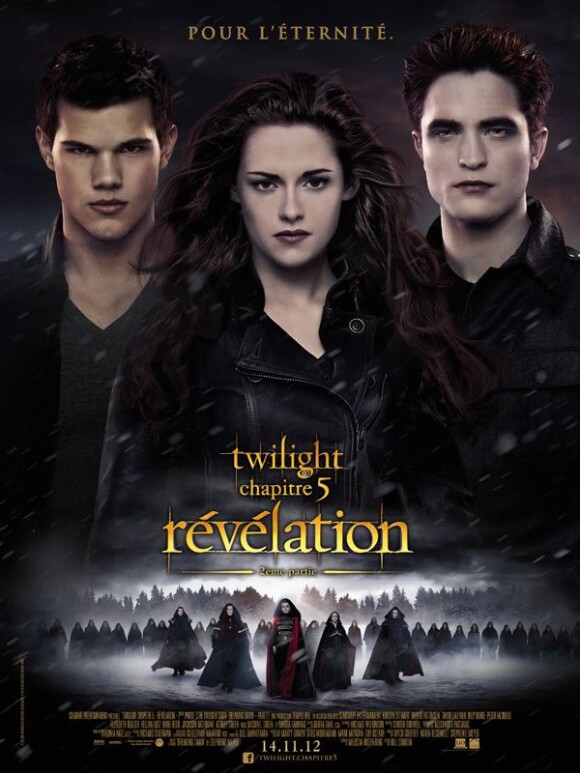 Affiche du film Twilight - chapitre 5 : Révélation (2e partie)