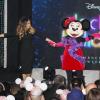 Sarah Jessica Parker et Minnie lors de l'événement Electric Holiday de Disney au magasin Barneys à New York, le 14 novembre 2012.