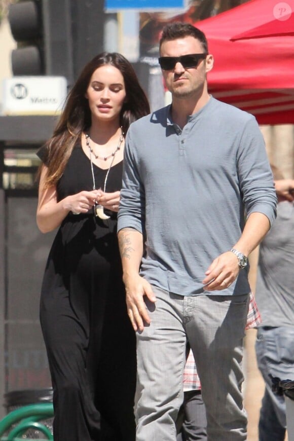 Megan Fox et Brian Austin Green le 15 juillet 2012 à Los Angeles.