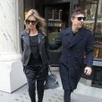 Kate Moss et Jamie Hince profitent d'une belle jourbée pour faire du shopping à Londres. Le 15 novembre 2012
