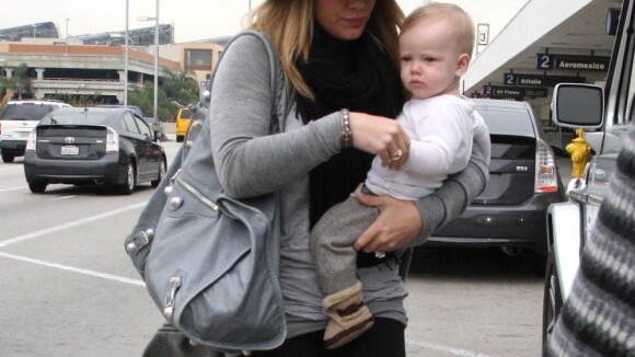Hilary Duff, amincie et maman protectrice avec son petit Luca