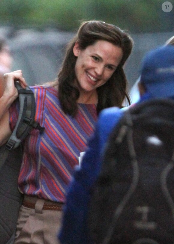 Jennifer Garner arrive sur le tournage de Dallas Buyers Club à la Nouvelle-Orleans, le 14 novembre 2012.