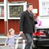Ben Affleck et son adorable fille Seraphina dans les rues de Brentwood, le 16 novembre 2012.