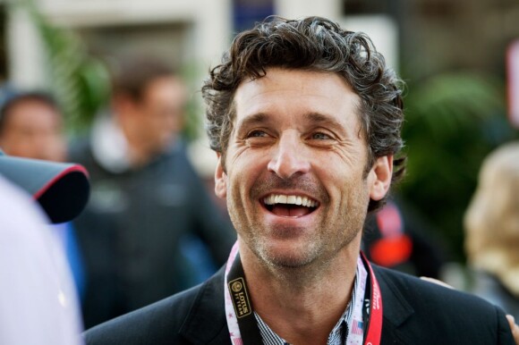 Patrick Dempsey dans le paddock du Grand Prix des Etats-Unis à Austin au Texas le 18 novembre 2012