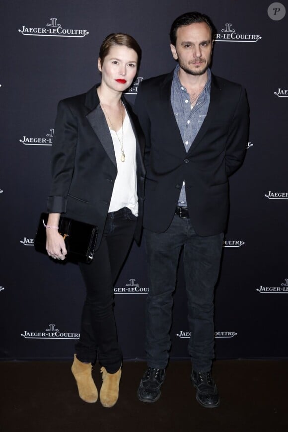 Dimitri Storoge et sa compagne à l'inauguration de la boutique Jaeger-LeCoultre place Vendôme à Paris le 20 novembre 2012
